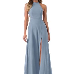 Azazie Dusty Blue dress. Size A0